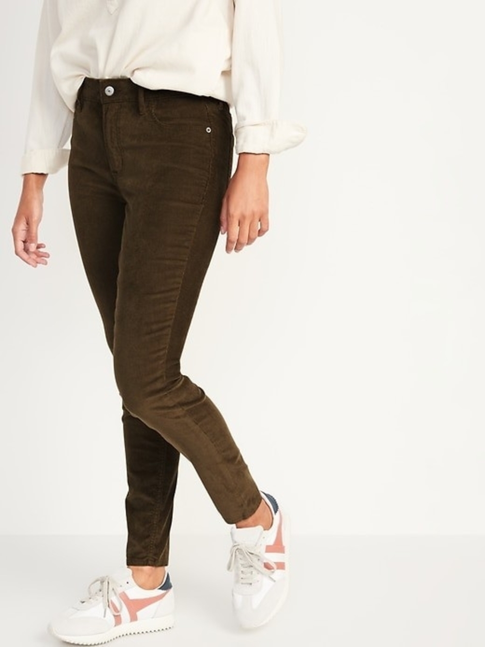 Old Navy Olive Skinny Corduroy Pants Size 8T